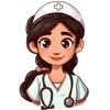 استیکر کودکانه برچسب کمد و وسایل مدل خانم دکتر