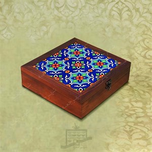 جعبه چوبی (طرح B2*2*25)-آجیل و خشکبار،دمنوش،گز و شکلات،میوه خشک،کادو