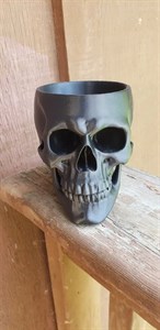 💀 ماگ و نگهدارنده نوشیدنی طرح جمجمه (Skull Mug) | ارتفاع 14 سانتی‌متر | جنس PLA