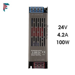 منبع تغذیه اسلیم 24 ولت 100W | 4.2A | IP35 | S-100-24 