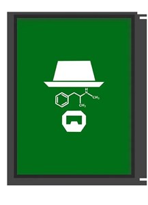 تابلوی مینیمال سریال Breaking Bad
