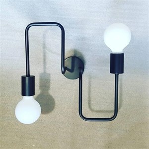 لوستر و چراغ دیواری مدرن دو شعله