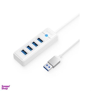 هاب ۴ پورت USB 3.0 اوریکو مدل ORICO PW4U-U3-015-WH-BP
