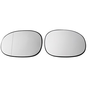 شیشه آینه جانبی دستی چپ و راست جی ای اس پی کد 208933208934 مناسب برای پژو 206 هاچ بک و پژو 206 صندوقدار مجموعه 2 عددی