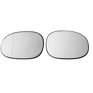 شیشه آینه جانبی دستی چپ و راست جی ای اس پی کد 208933208934 مناسب برای پژو 206 هاچ بک و پژو 206 صندوقدار مجموعه 2 عددی