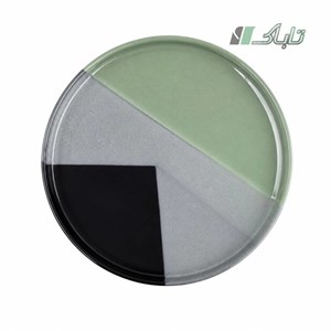بشقاب سرامیک متوسط سبزمشکی 112