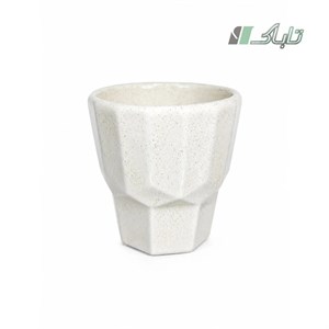 نیم لیوان سرامیک باروک کرمی سرنتی 170cc