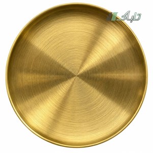 استیل بشقاب طلایی 20 یونیک