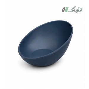 کاسه سیب ملامین طرح کج سورمه ای