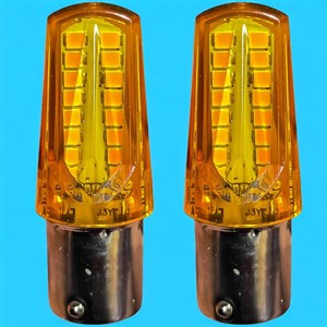 لامپ چراغ راهنما تک حالته سام مدل افکت رانینگ کد SMD.Orng پایه تک کنتاکت بسته ۲ عددی
