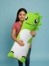 بالش فانتزی عروسکی بغلی دایناسور 110×46