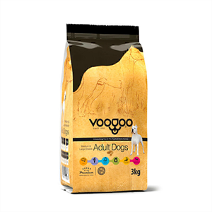 غذای خشک سگ نژاد بزرگ وودو VooDoo Medium & Large Adult بسته بندی فله ای