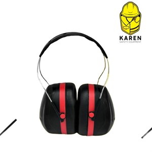 گوشی صداگیر ایمنی 3M مدل Peltor H10 قرمز (کاهش نویز 30 دسی‌بل)