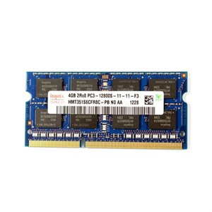 رم لپتاپ DDR3 SK Hynix مدل 12800S ظرفیت 4GB فرکانس 1600MHz دو کاناله تایمینگ CL11 نوع SO-DIMM