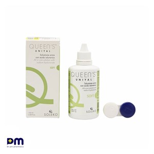 شستشوی لنز تماسی نرم QUEENS UNIYAL (100 میل)