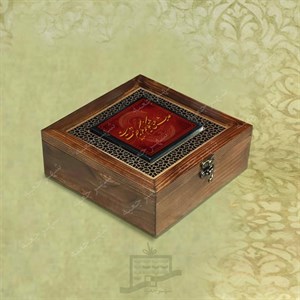 جعبه چوبی (طرح M17*1*20)-آجیل و خشکبار،دمنوش،گز و شکلات،کادو