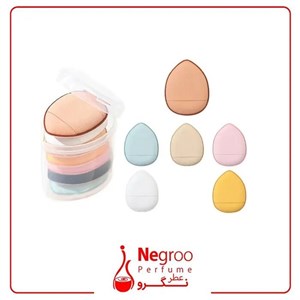 پک 6 تایی پد آرایشی انگشتی مدل اشکی