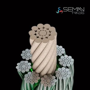 سیم بگسل آسانسور چین گوستاولف نیمه فولاد نمره 10