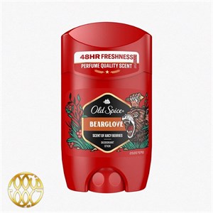 دئودورانت استیک مردانه اولد اسپایس بِرگلو (Bearglove) ۵۰ میل | محافظت ۴۸ ساعته و بدون لک با رایحه توت‌های آبدار