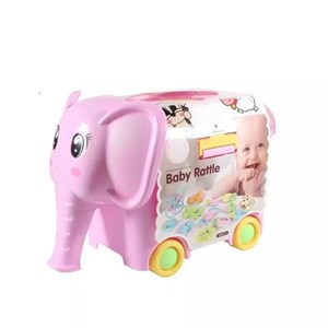 پک جغجغه طرح فیل Baby Rattle