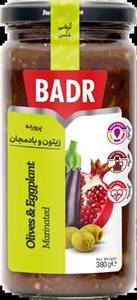 بدر پرورده زیتون بادمجان 380 گ