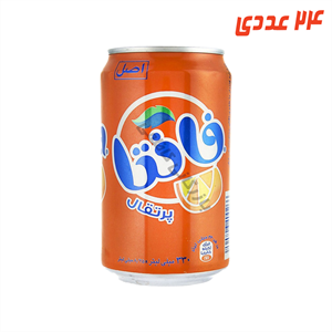 نوشابه پرتقالی قوطی 330 میلی لیتر فانتا