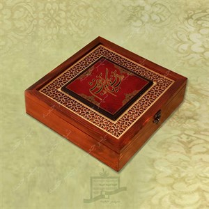 جعبه چوبی (طرح M9*1*28) -آجیل و خشکبار ، دمنوش ، گز و شکلات ، میوه خشک ، هدیه و کادو
