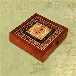 جعبه چوبی (طرح M12*1*28) -آجیل و خشکبار ، دمنوش ، گز و شکلات ، میوه خشک ، هدیه و کادو