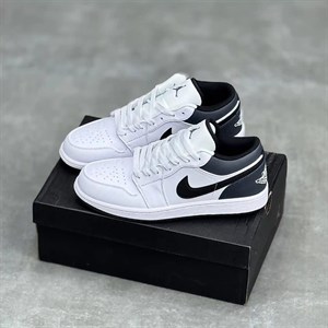 کفش نایک ایر جردن وان لو سفید طوسی Nike Air Jordan 1 Low White Grey