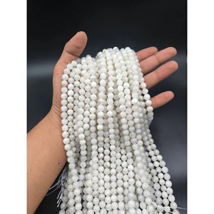 ریسه سنگ مون استون طبیعی سایز 8 میلی کد 8685