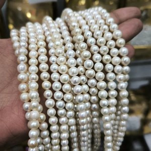 ریسه مروارید پرورشی سایز 6 میلیمتر