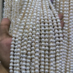 ریسه مروارید پرورشی سایز ۸ میلیمتر کیفیت A کد 2558
