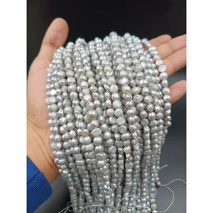 ریسه مروارید پرورشی نامنظم سایز 7 میلیمتر کد 3285