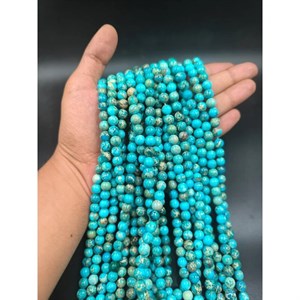 ریسه سنگ فیروزه آفریقایی کیفیت A کد 2918