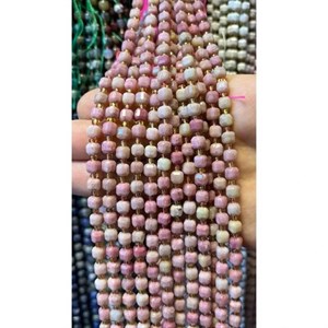 ریسه سنگ رودونیت 4 در 4 میلیمتر کد 7204