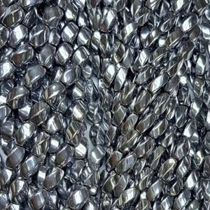 ریسه سنگ حدید تراش هلی نقره‌ای کد 3230