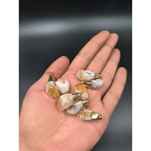 آویز سنگ سیترین کد 8661