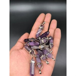 آویز سنگ آمیتیست کد 8651