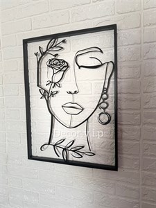تابلو دکوراتیو طرح چهره سایز ۶۰ در ۴۰