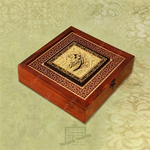 جعبه چوبی (طرح M8*1*28) -آجیل و خشکبار ، دمنوش ، گز و شکلات ، میوه خشک ، هدیه و کادو