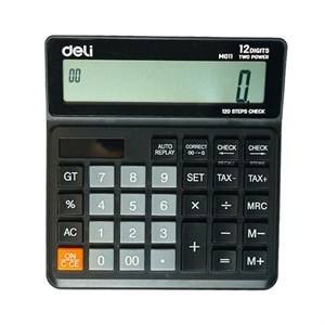 ماشین حساب رومیزی 12رقم دوصفر کد EM01120 دلی