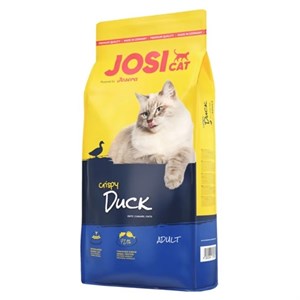 غذای خشک گربه با طعم اردک پرمیوم جوسی کت JosiCat Crunchy Duck وزن 18 کیلوگرم