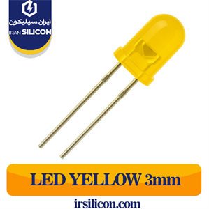 LED خود رنگ زرد 3mm