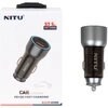 شارژر فندکی فست و PD دو پورت NITU مدل NDC31 52.5W - مشکی
