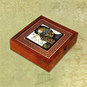 جعبه چوبی (طرح T9*1*28)-آجیل و خشکبار ، دمنوش ، گز و شکلات ، میوه خشک ، هدیه و کادو