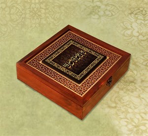 جعبه چوبی (طرح M2*1*28) -آجیل و خشکبار ، دمنوش ، گز و شکلات ، میوه خشک ، کادو و هدیه