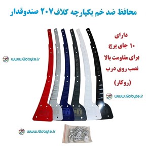 محافظ ضد خم یکپارچه 207 صندوقدار ایمن صنعت (نصب با پرچ از روی درب)