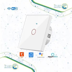 کلید هوشمند لمسی تک پل مدل CL-WTS101 | با وای فای و ریموت| کلیک اسمارت
