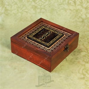 جعبه چوبی (طرح M2*1*20)-آجیل و خشکبار،دمنوش،گز و شکلات،کادو