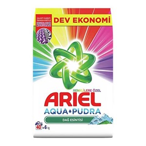 پودر لباسشویی ۶ کیلویی کنسانتره آریل کیسه ای Ariel